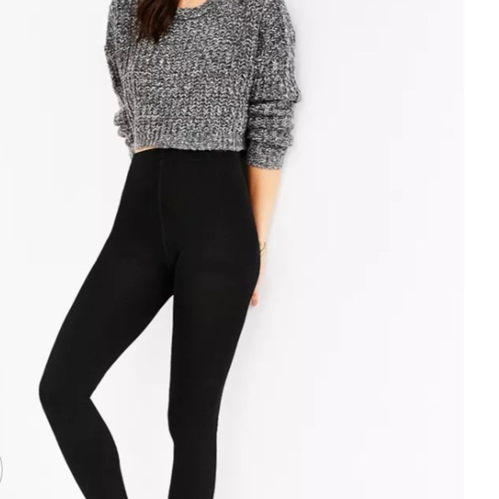 New in box Urban Outfitters
Fleece lined footless tights Black cotton/spandex - Picture 5 of 7